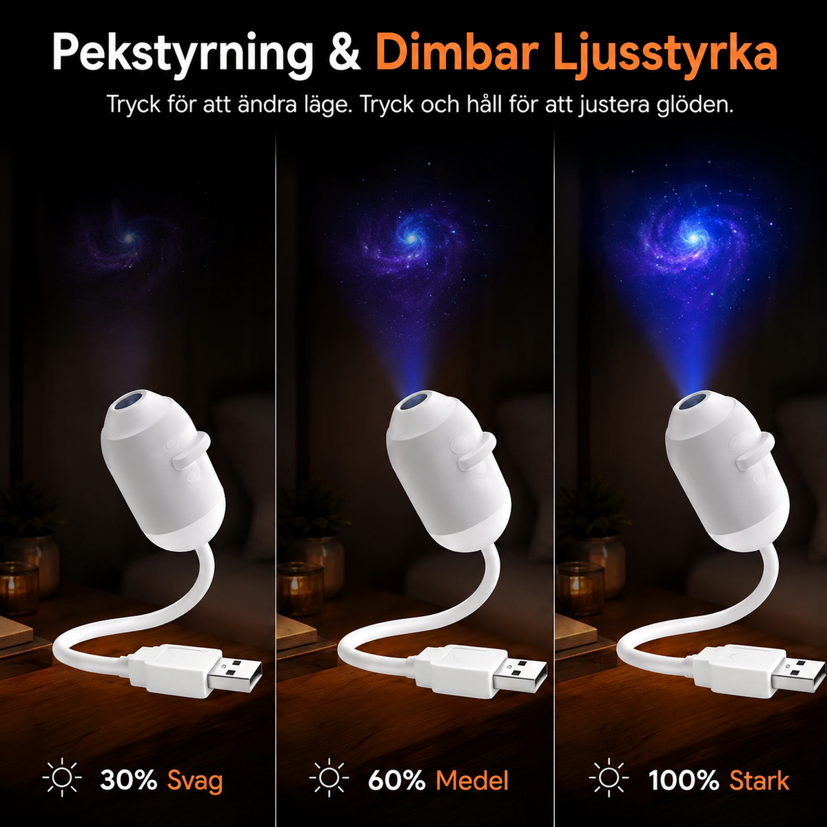 Lumoza projektor nattlampa